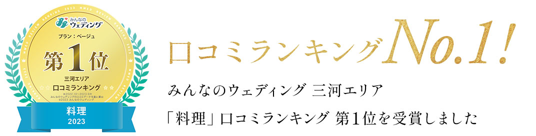 口コミランキングNo1受賞